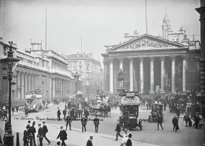 Facades Prints: London Royal Exchange and Bank of England