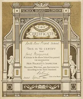 London School Board Cert
