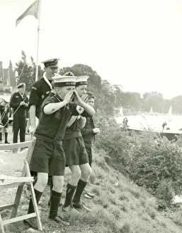 Shouting Prints: London Sea Scouts at a regatta