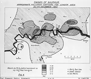 Oxide Prints: London smog map