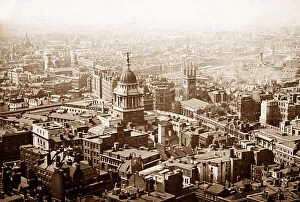 Pauls Collection: London from St Pauls Cathedral in 1921