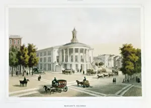 Londoner Prints: London Stock Exchange (19th c. ). Engraving