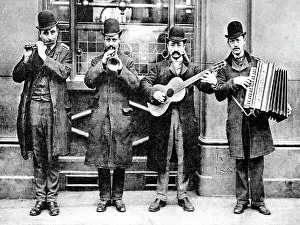 Busking Prints: London Street Musicians early 1900s