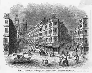 Cornhill Prints: London Streets C. 1700