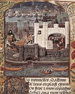 Miniatures Collection: London and the Thames (15th c. ). Gothic art