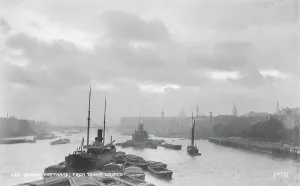 Londons Prints: London The Thames from Tower Bridge