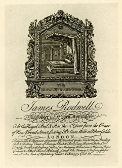 London Trade Card - James Rodwell, Upholsterer