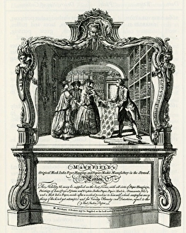 London Trade Card - Masefields Paper Hanging