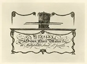 London Trade Card - Sedan Chair Maker