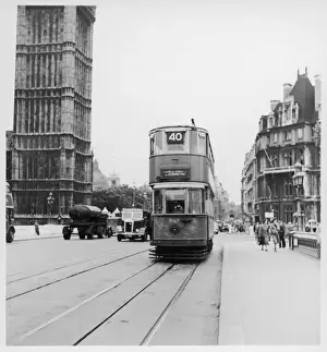 Pedestrian Prints: London Tram 1930S