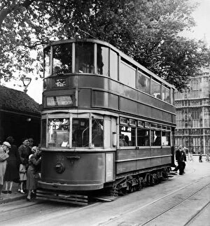 Images Dated 22nd July 2016: London Tram 1952