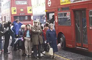 Commuters Prints: London Travel Chaos