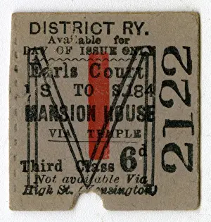 London Underground - District Line - Single Ticket