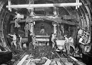 Excavating Prints: London Underground, excavating
