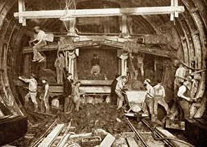 London Underground, excavating