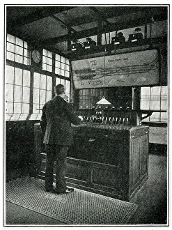 London Underground Railway Signal Box