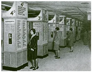 Listed Prints: London Underground station booking hall