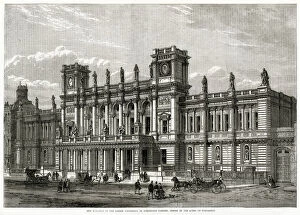 Images Dated 21st November 2018: London University Buildings, Burlington Gardens 1870