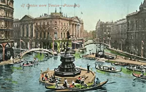Images Dated 6th July 2011: If London were Venice, Piccadilly Circus