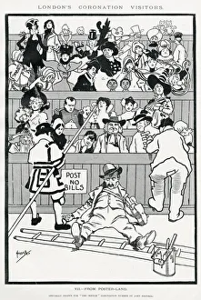 Images Dated 19th November 2020: Londons Coronation Visitors, from Poster-Land by Hassall