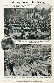 Palaces Prints: Londons Victorian palaces put to patriotic use, WW1