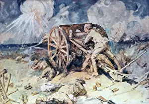 Fallen Prints: Lone British gunner near Mons, Belgium, WW1
