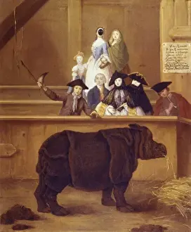 Rhinoceros Prints: LONGHI, Pietro Falca, called Pietro (1702-1785)
