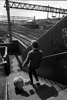 Foot Prints: Longport Junction footbridge, Stoke