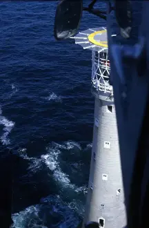 Longships Prints: Longships Lighthouse from Trinity House Service Helicopter