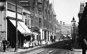 Stafford Prints: Longton Stafford Street early 1900s