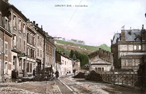 Images Dated 10th May 2018: Longwy, France - The Main Street