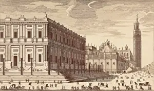 Partial Prints: Lonja de Comercio ( Trading building ) and a