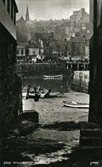Whitby Prints: Looking East to Church Street, Whitby, Yorkshire