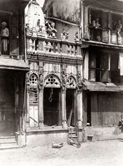 Looted premises following riots Mumbai India c. 1890 s