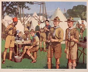 21st Gallery: Lord Baden Powell and Prince of Wales at World Jamboree