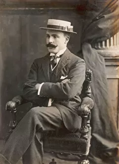Boater Gallery: Lord Brooke, later 6th Earl of Warwick