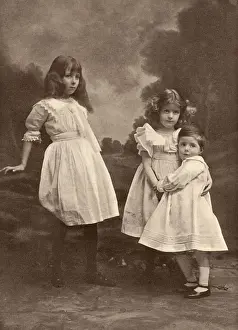 Sackville Prints: Lord Buckhurst, Lady Myra (Idina) and Lady Avice Sackville