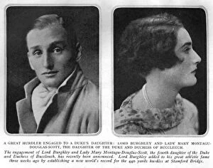 Olympics Gallery: Lord Burghley engaged to Lady Mary Montagu-Douglas-Scott