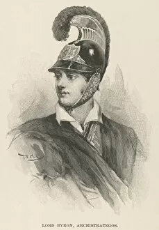 Lord Byron in the uniform of a Greek patriot
