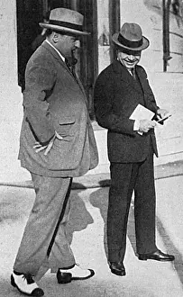 Cote Prints: Lord Castlerosse & Lord Beaverbrook on Cote d Azur