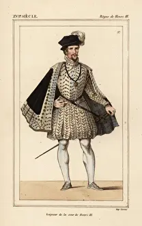 Seigneur Prints: Lord at the court of King Henry III of France
