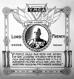 Lord French message about YMCA during WW1