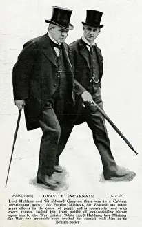 Lord Haldane and Sir Edward Grey
