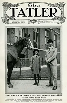 Images Dated 23rd January 2012: Lord Howard de Walden and daughter