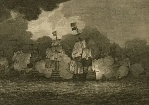 Howe Prints: Lord Howes Engagement with the French Fleet