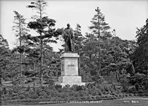 Botanic Prints: Lord Kelvins Statue, Botanic Park, Belfast