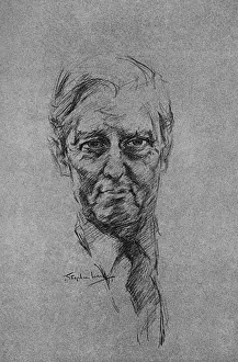 Lisle Prints: Lord De L Isle, as sketched by Stephen Ward, 1961