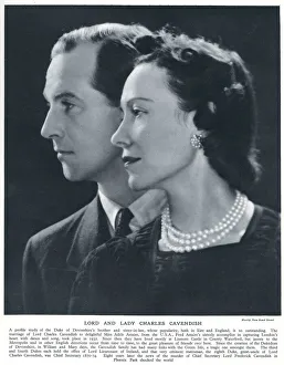 Images Dated 8th October 2019: Lord and Lady Charles Cavendish (Adele Astaire)