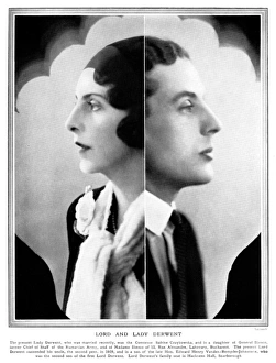 Images Dated 10th August 2016: Lord and Lady Derwent by Madame Yevonde