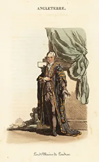 Librairie De Gide Fils Prints: Lord Mayor of London in robes of office, 1800s